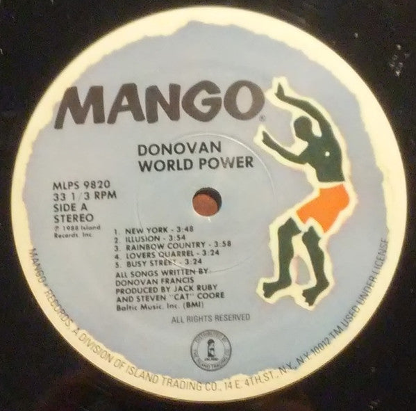 Donovan Francis : World Power (LP, Album)