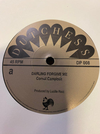 Cornell Campbell : Darling Forgive Me / baby some day  (7", Single, Ltd)