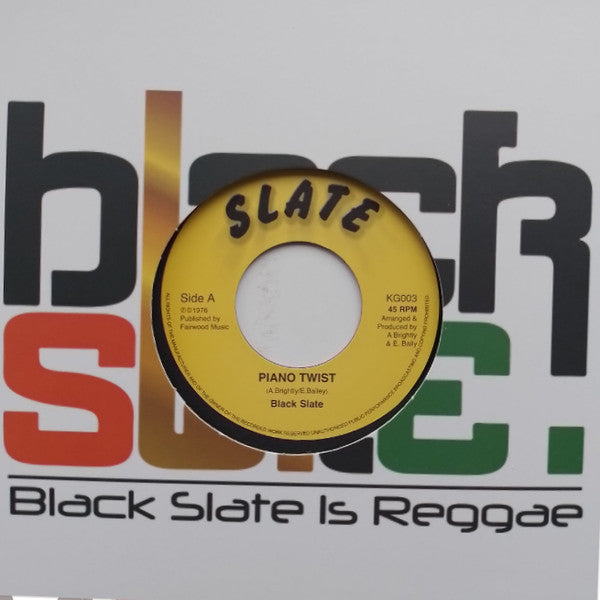 Black Slate : Piano Twist (7", RE)