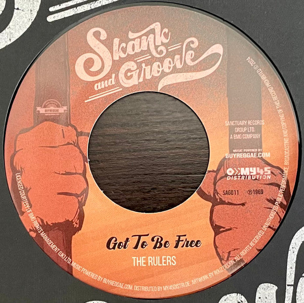 The Rulers : Got To Be Free / What A Situation (7", RE)