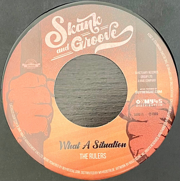 The Rulers : Got To Be Free / What A Situation (7", RE)
