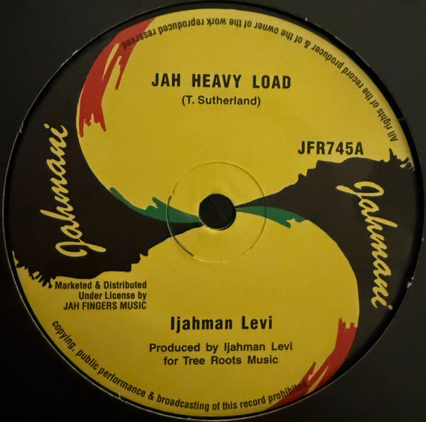Ijahman Levi : Jah Heavy Load  (7", RE)