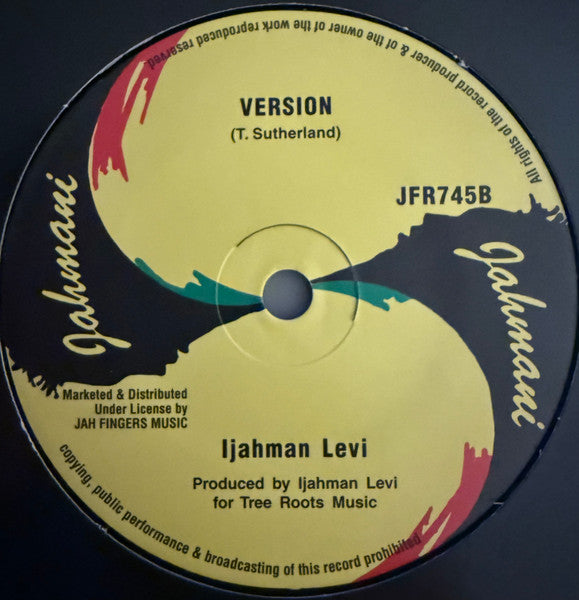 Ijahman Levi : Jah Heavy Load  (7", RE)
