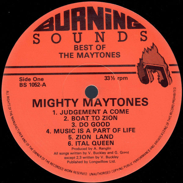 The Maytones : Best Of The Maytones (LP, Comp)