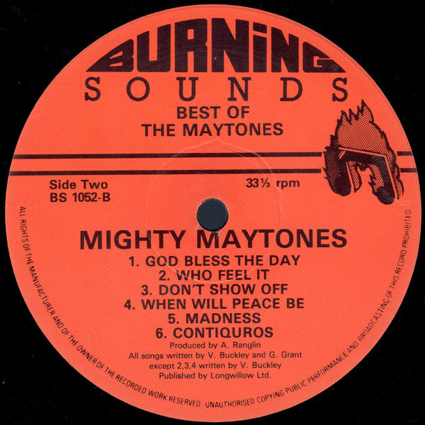 The Maytones : Best Of The Maytones (LP, Comp)