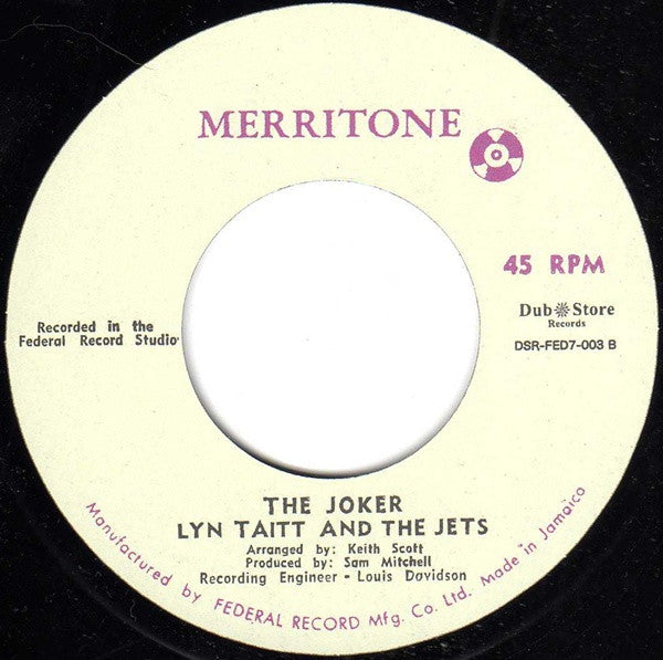 Lyn Taitt And The Jets* : Bat Man / The Joker (7", Single, RE)