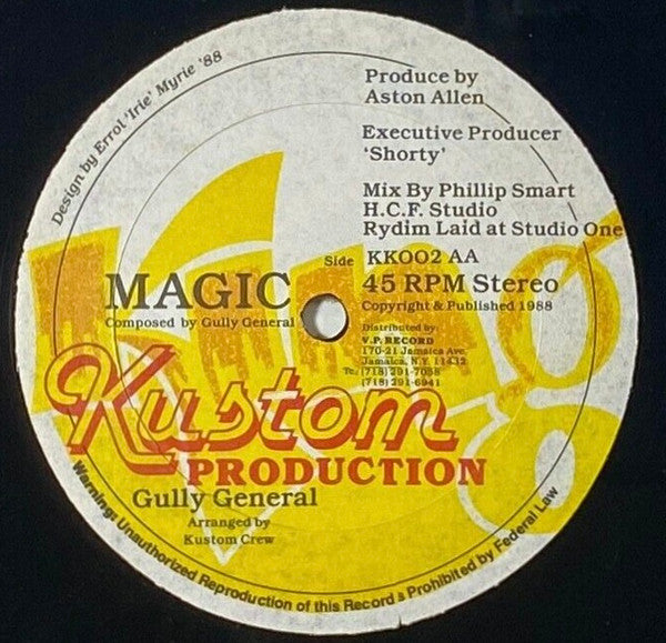 General Gully : Magic / Love You Too Much (Adapted) (12")