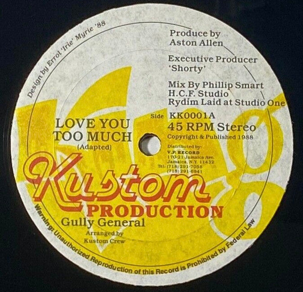 General Gully : Magic / Love You Too Much (Adapted) (12")