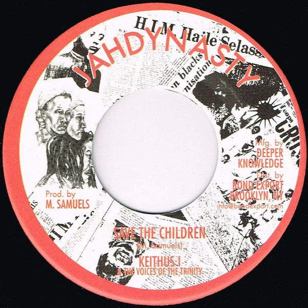 Keithus I & Voices Of The Trinity : Save The Children (7", RE)
