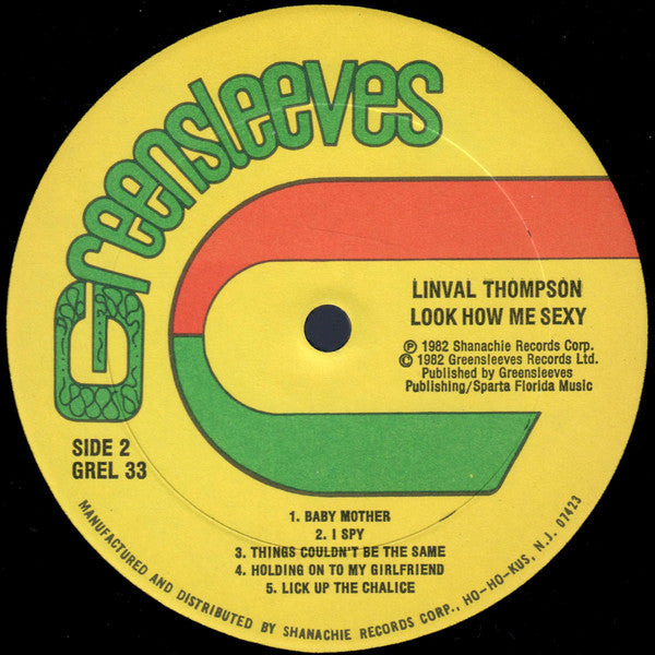 Linval Thompson : Look How Me Sexy (LP, Album)