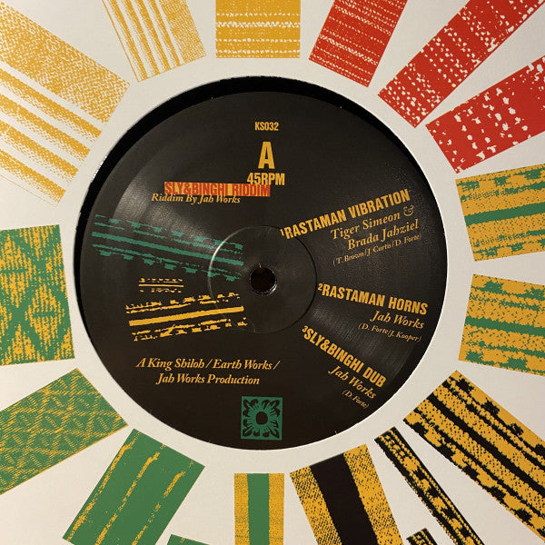 Tiger Simeon, Brada Jahziel, Lavosti, Jah Works (2) : Rastaman Vibration / Real Reggae Warriors (12", Maxi)