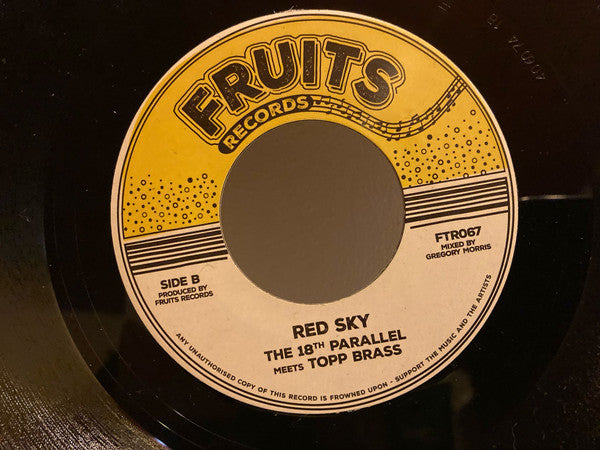 Michael Rose / The 18th Parallel Meets Topp Brass : Rain And Blood / Red Sky  (7")