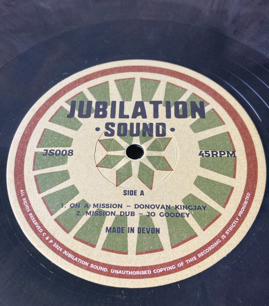 Donovan Kingjay, Jo Goodey : On A Mission (12", Single)