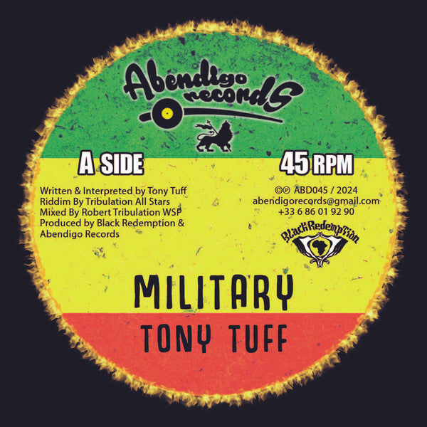 Tony Tuff : Military (7", Ltd)