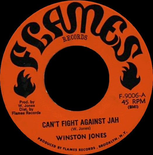 Winston Jones (2) : Can't Fight Against Jah (7")