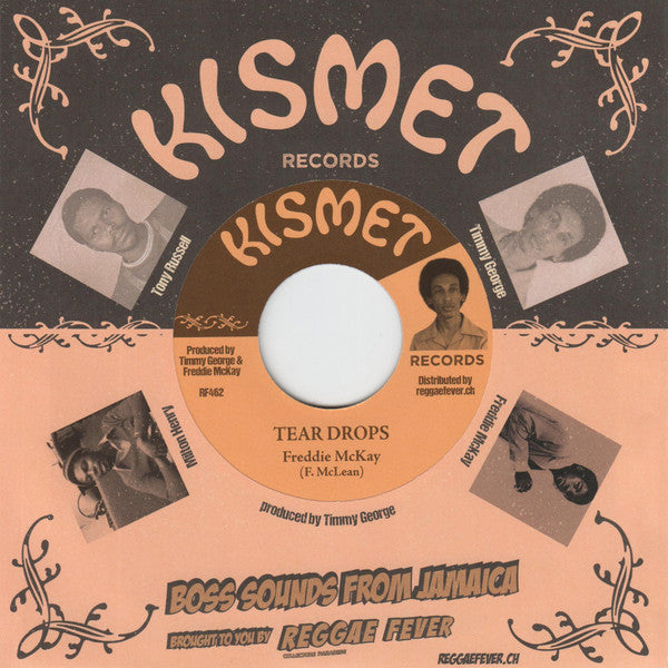 Freddie McKay : Tear Drops (7", RE)