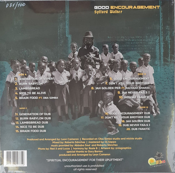 Sylford Walker : Good Encouragement (2xLP, Album, Num)