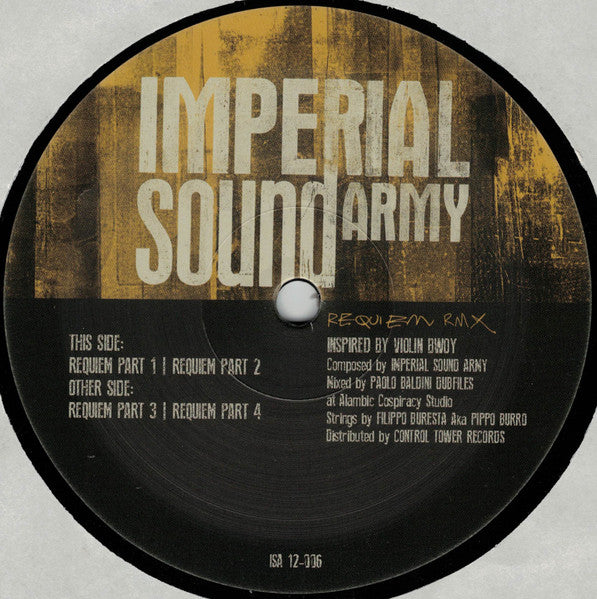 Imperial Sound Army : Requiem rmx (12")