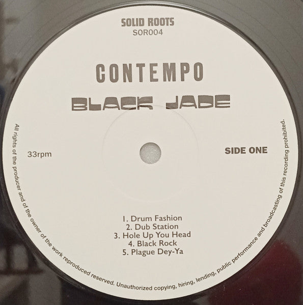 Black Jade (2) : Contempo (LP, RE)