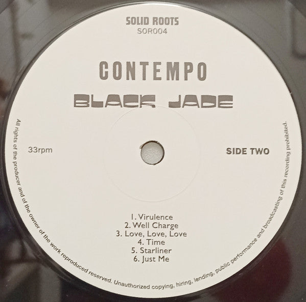 Black Jade (2) : Contempo (LP, RE)
