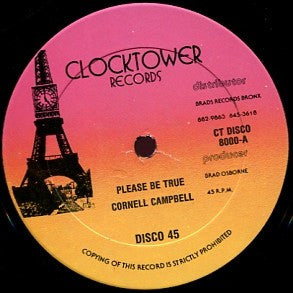 Cornell Campbell / Earth And Stone : Please Be True / Wicked A Fe Dress Back (12")