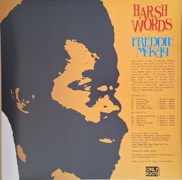 Freddie McKay : Harsh Words (LP)