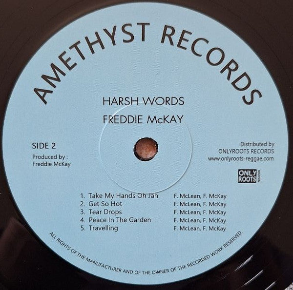 Freddie McKay : Harsh Words (LP)