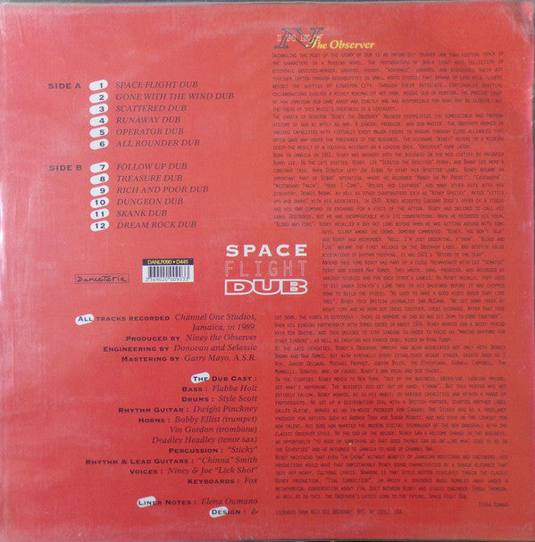 Niney The Observer : Space Flight Dub (LP, Album)