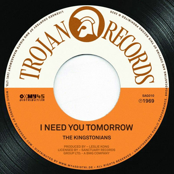 The Kingstonians : I'm Gonna Make It / I Need You Tomorrow  (7", RE)
