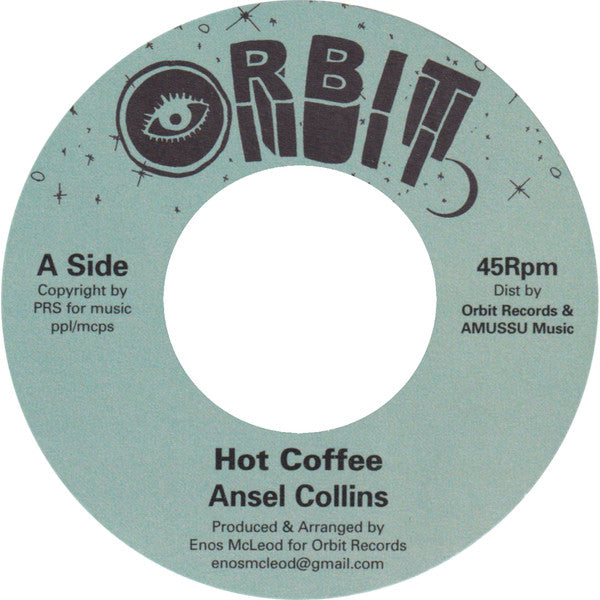 Ansel Collins : Hot Coffee (7", Ltd, RE)