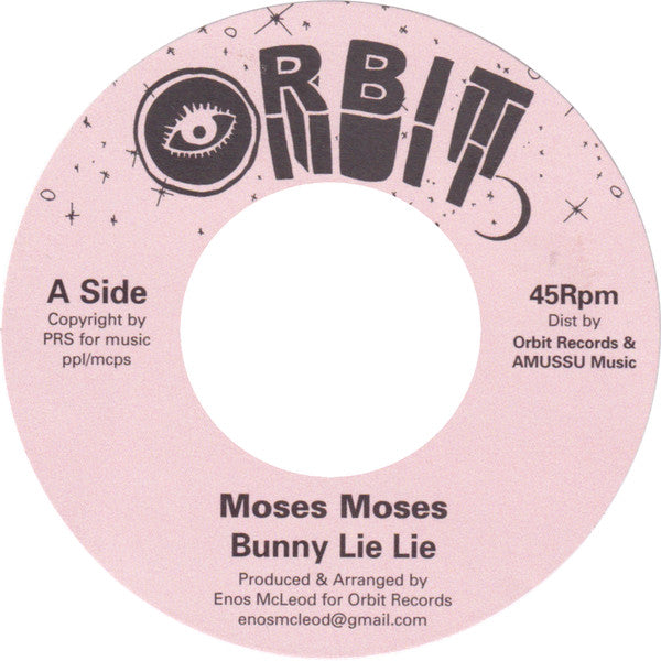 Bunny Lie Lie : Moses Moses (7", Ltd, RE)