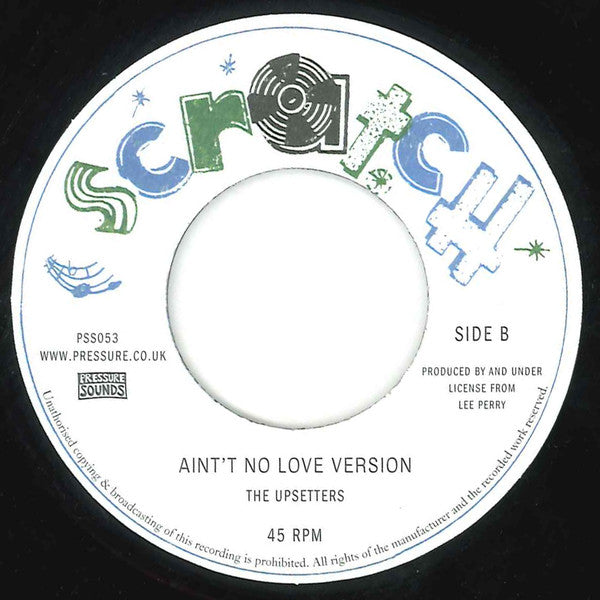 Jimmy* And The Inspirations / The Upsetters : Aint't No Love / Aint't No Love Version (7", Single)
