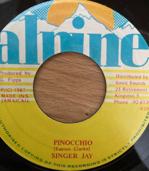 Singer Jay : Pinocchio (7", RP)