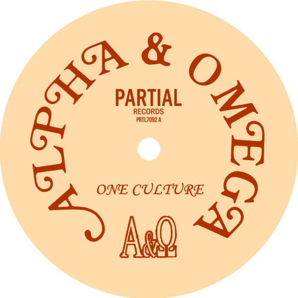 Alpha & Omega : One Culture  (7")