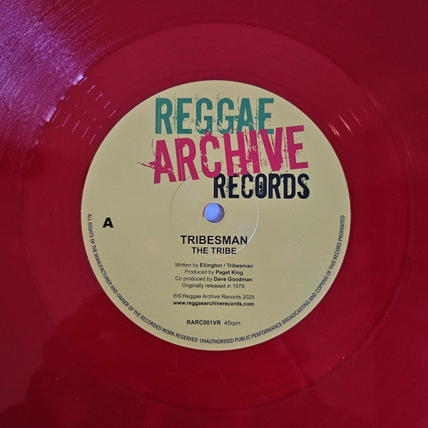 Tribesman (2) : The Tribe / Finsbury Park (12", RSD, Red)
