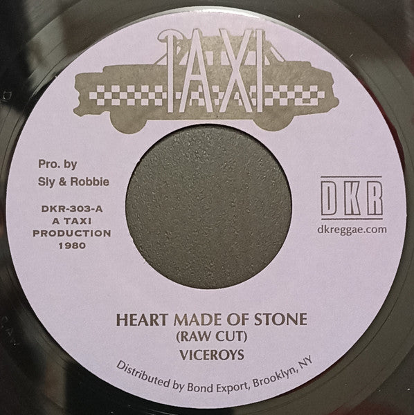 The Viceroys : Heart Made Of Stone (Raw Cut) (7", Single)