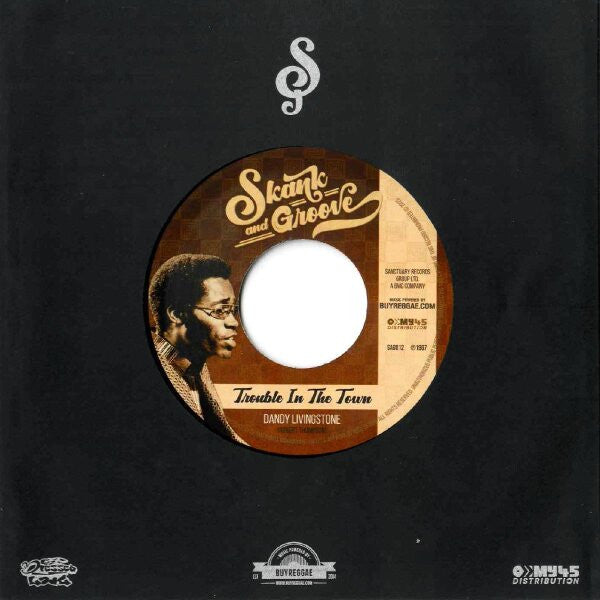 Dandy Livingstone : A Message To You / Trouble In The Town (7", RE)