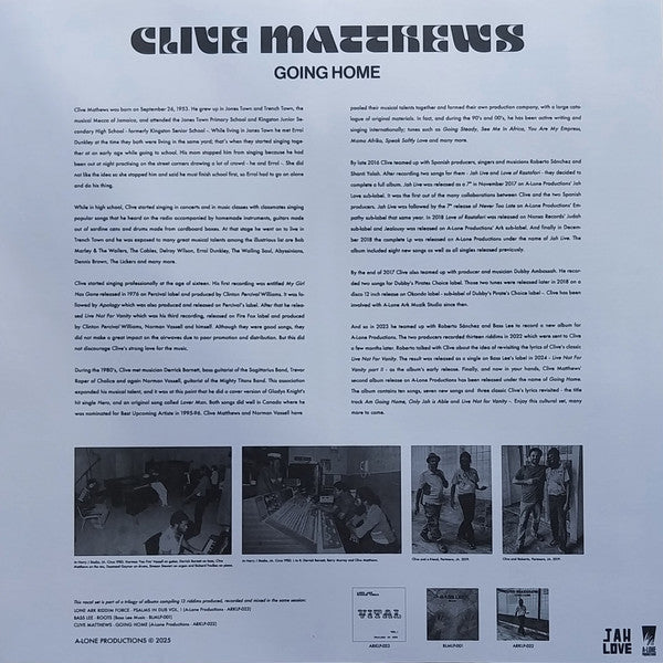 Clive Matthews : Going Home (LP, Album)