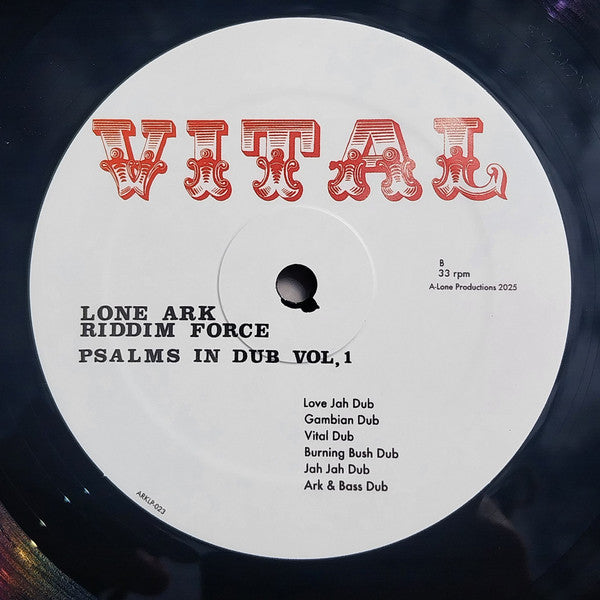 Lone Ark Riddim Force : Psalms In Dub Vol. 1 (LP, Album)