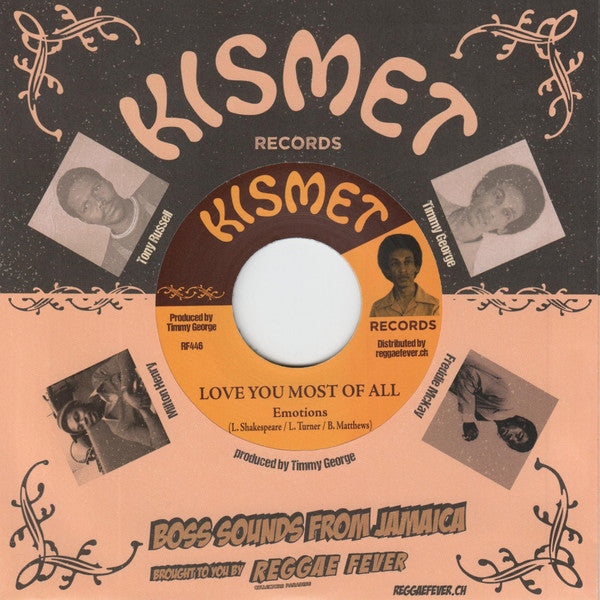 Barry Anthony, The Emotions (2) : All I Need Is Love / Love You Most Of All (7", RE)