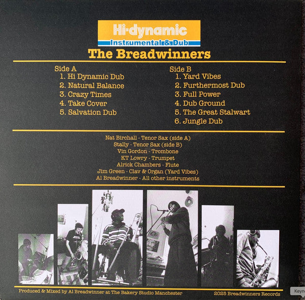 The Breadwinners : Hi Dynamic Instrumental & Dub (LP, Album)