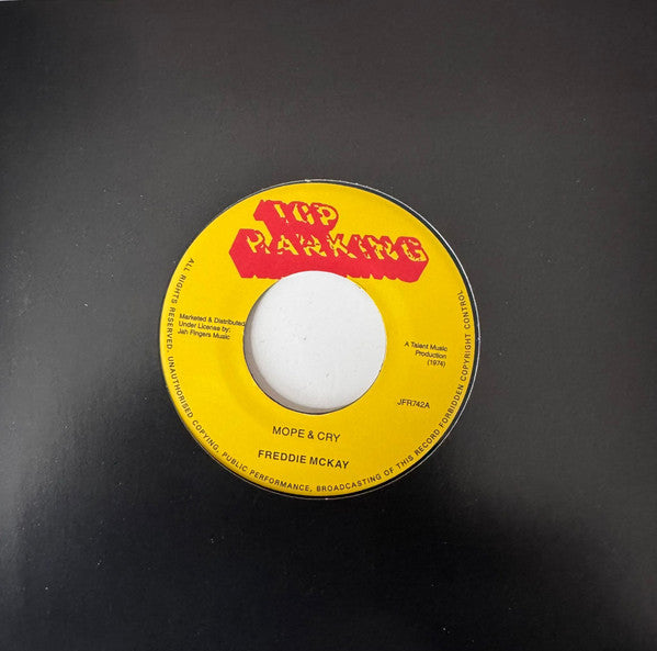Freddie McKay : Mope & Cry (7")