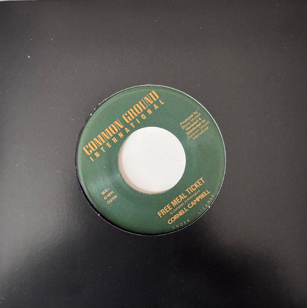 Cornell Campbell : Free Meal Tickets (7")