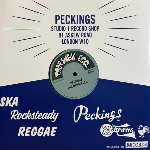 Peter Broggs / The Morwells : Never Forget Jah / Proverb (12", Ltd)
