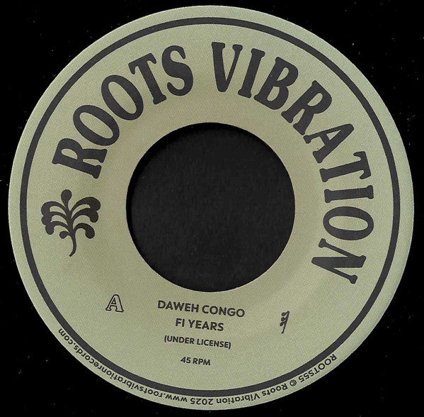 Daweh Congo : Fi Years (7", RE)