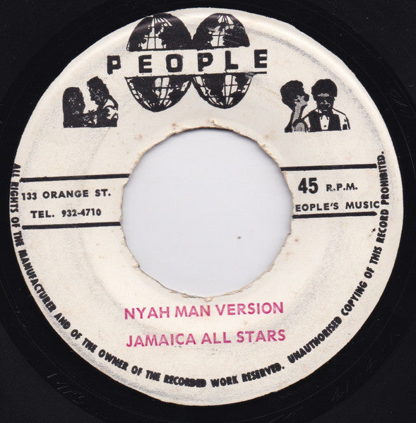 The Linkers / Jamaica All Stars : Nyah Man Story (7")