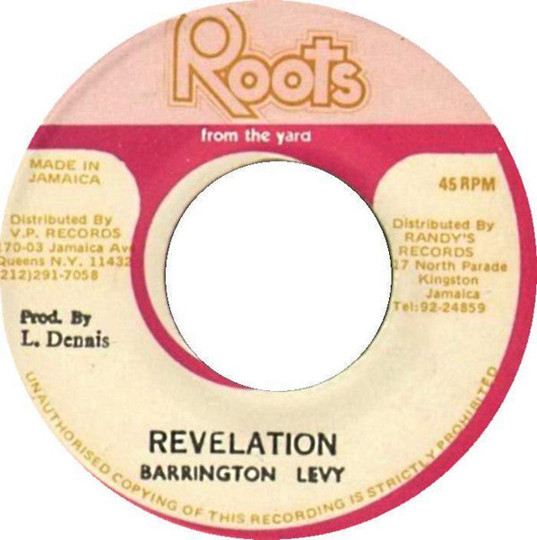 Barrington Levy : Revelation (7")