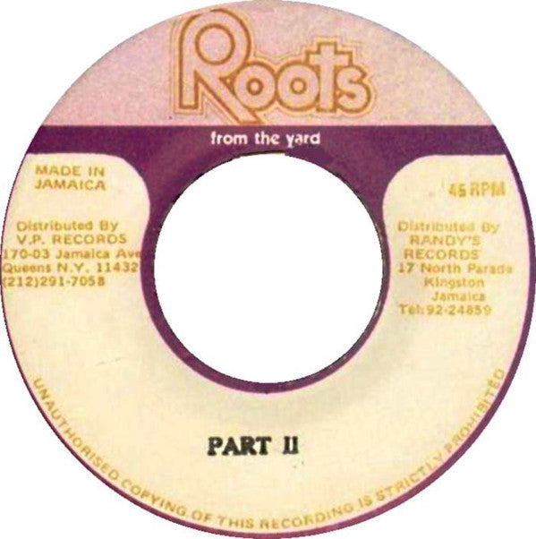 Barrington Levy : Revelation (7")