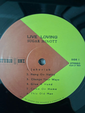 Sugar Minott : Live Loving  (LP, RE, RM)