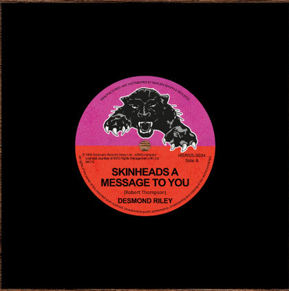 Desmond Riley : Skinheads A Message To You / If I Had Wings (7", Single)